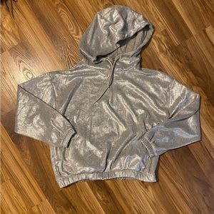 Forever 21 Metallic Hoodie